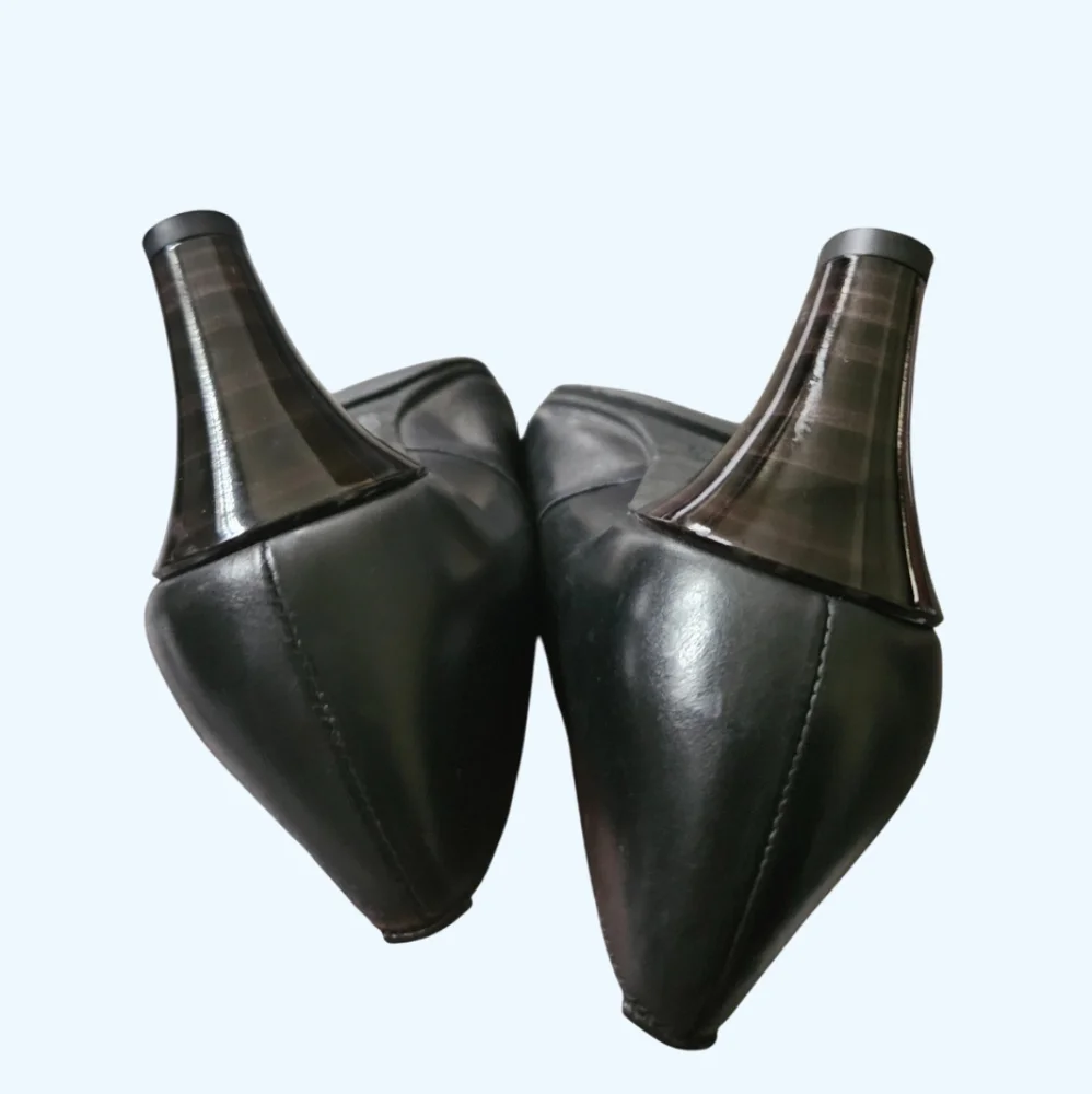 Hispanitas Cerys Black Leather Pump Shoes Womens Size EUR 40 Retail $230 - Picture 6 of 9